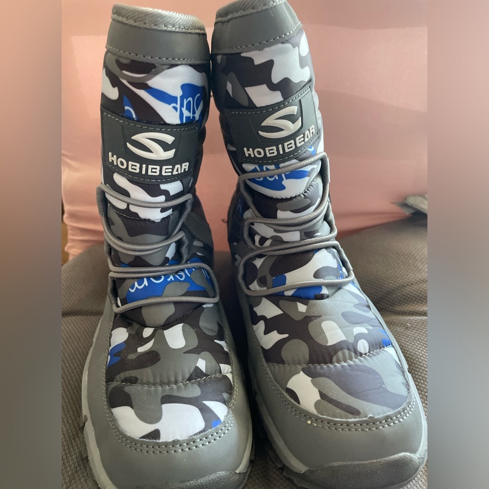HOBIBEAR Boys Snow Boots Sz 6/38